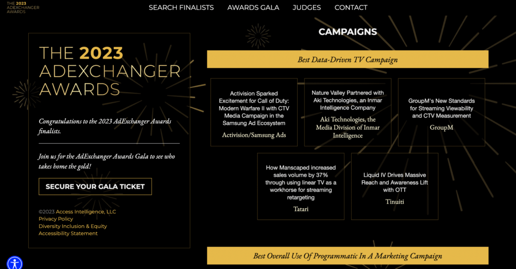 Aki is Named a Finalist of the 2023 AdExchanger Awards Aki