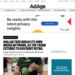 Dollar Tree Builds Its Own Media Network, as the Trend Extends to Discount Retail