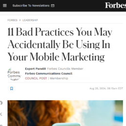 mobile marketing mistakes