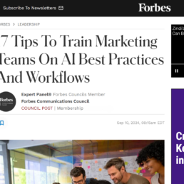 AI training for marketing teams